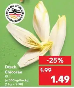 Kaufland Dtsch. Chicorée Angebot