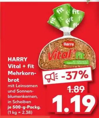 Kaufland HARRY Vital + fit Mehrkornbrot Angebot