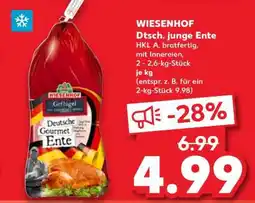 Kaufland WIESENHOF Dtsch. junge Ente Angebot