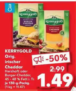 Kaufland KERRYGOLD Orig. irischer Cheddar Angebot