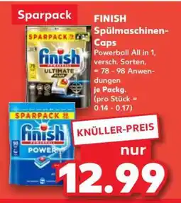 Kaufland FINISH Spülmaschinen-Caps Angebot
