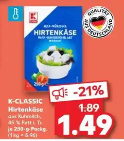 Kaufland K-CLASSIC Hirtenkäse Angebot