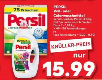 Kaufland PERSIL Voll- oder Colorwaschmittel Angebot