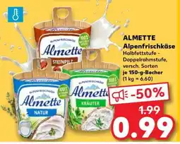 Kaufland Almette Alpenfrischkäse Angebot