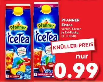 Kaufland Pfanner Eistee Angebot
