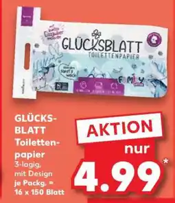 Kaufland GLÜCKSBLATT Toilettenpapier Angebot
