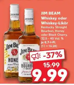 Kaufland JIM BEAM Whiskey oder Whiskey-Likör Angebot