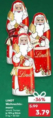 Kaufland Lindt Weihnachtsmann Angebot