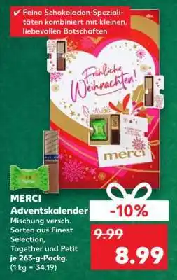 Kaufland MERCI Adventskalender Angebot