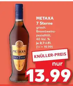 Kaufland METAXA 7 Sterne Angebot