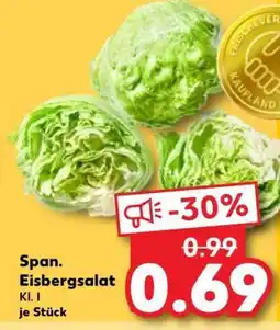 Kaufland Span. Eisbergsalat Angebot