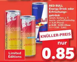 Kaufland RED BULL Energy Drink oder Erfrischungsgetränk Angebot