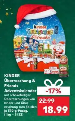 Kaufland Kinder Überraschung & Friends Adventskalender Angebot