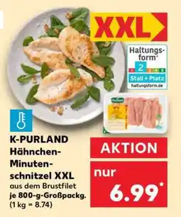 Kaufland K-PURLAND Hähnchen-Minutenschnitzel XXL Angebot