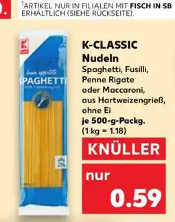 Kaufland K-CLASSIC Nudeln Angebot