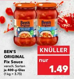 Kaufland BEN'S ORIGINAL Fix Sauce Angebot
