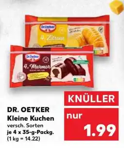 Kaufland DR. OETKER Kleine Kuchen Angebot