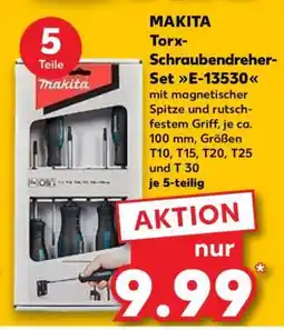 Kaufland MAKITA Torx-Schraubendreher-Set E-13530 Angebot
