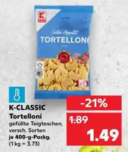 Kaufland K-CLASSIC Tortelloni Angebot