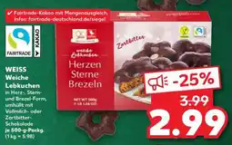 Kaufland WEISS Weiche Lebkuchen Angebot