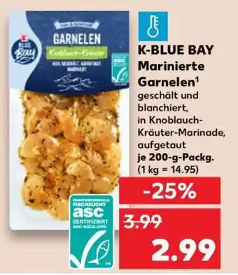 Kaufland K-BLUE BAY Marinierte Garnelen Angebot