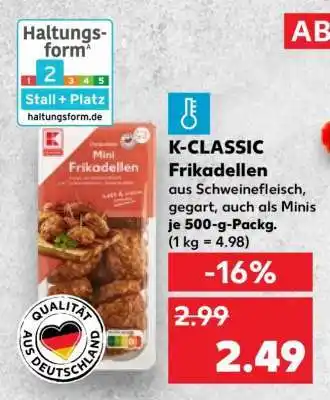 Kaufland K-CLASSIC Frikadellen Angebot