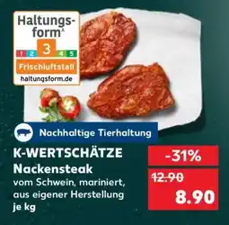 Kaufland K-WERTSCHÄTZE Nackensteak Angebot