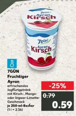 Kaufland 7GÜN Fruchtiger Ayran Angebot