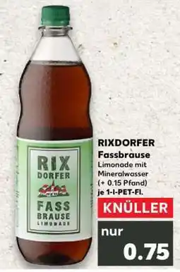 Kaufland RIXDORFER Fassbrause Angebot