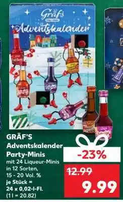 Kaufland GRÄF'S Adventskalender Party-Minis Angebot
