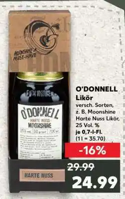 Kaufland O'DONNELL Likör Angebot