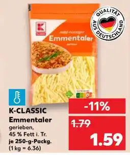 Kaufland K-CLASSIC Emmentaler Angebot