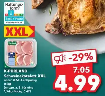 Kaufland K-PURLAND Schweinekotelett XXL Angebot