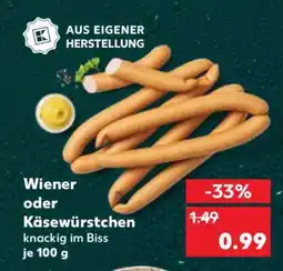 Kaufland Wiener oder Käsewürstchen Angebot