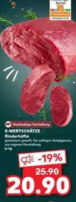 Kaufland K-WERTSCHÄTZE Rinderhüfte Angebot