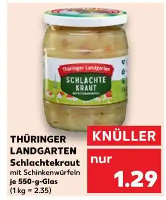 Kaufland THÜRINGER LANDGARTEN Schlachtekraut Angebot