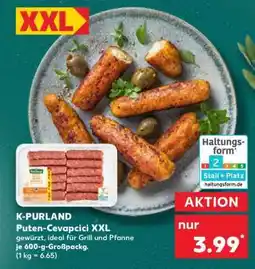 Kaufland K-PURLAND Puten-Cevapcici XXL Angebot