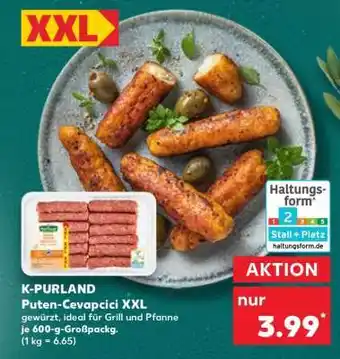 Kaufland K-PURLAND Puten-Cevapcici XXL Angebot