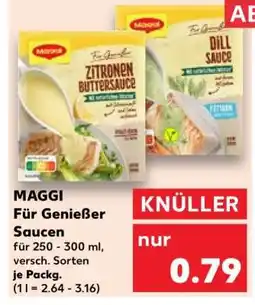Kaufland MAGGI Für Genießer Saucen Angebot
