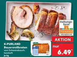 Kaufland K-PURLAND Bauernrollbraten Angebot