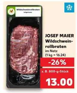Kaufland JOSEF MAIER Wildschweinrollbraten Angebot