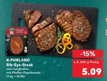 Kaufland K-PURLAND Rib-Eye-Steak Angebot