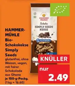 Kaufland HAMMER-MÜHLE Bio-Schokokekse Simply Seeds Angebot