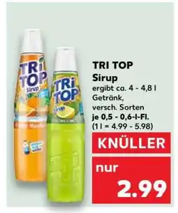 Kaufland TRI TOP Sirup Angebot