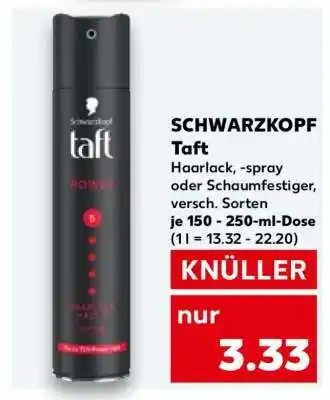 Kaufland SCHWARZKOPF Taft Angebot