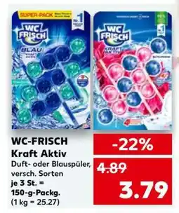 Kaufland WC FRISCH Kraft aktiv Angebot
