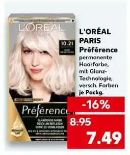 Kaufland L'ORÉAL PARIS Préférence Angebot