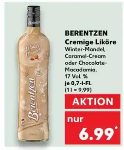 Kaufland BERENTZEN Cremige Liköre Angebot