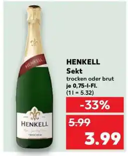 Kaufland Henkell Sekt Angebot