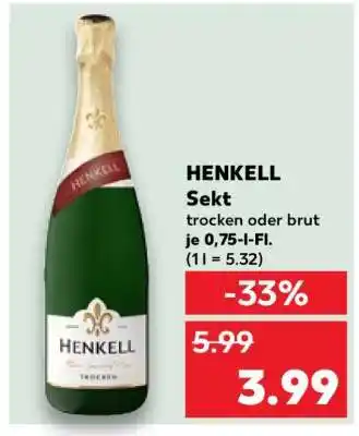 Kaufland Henkell Sekt Angebot